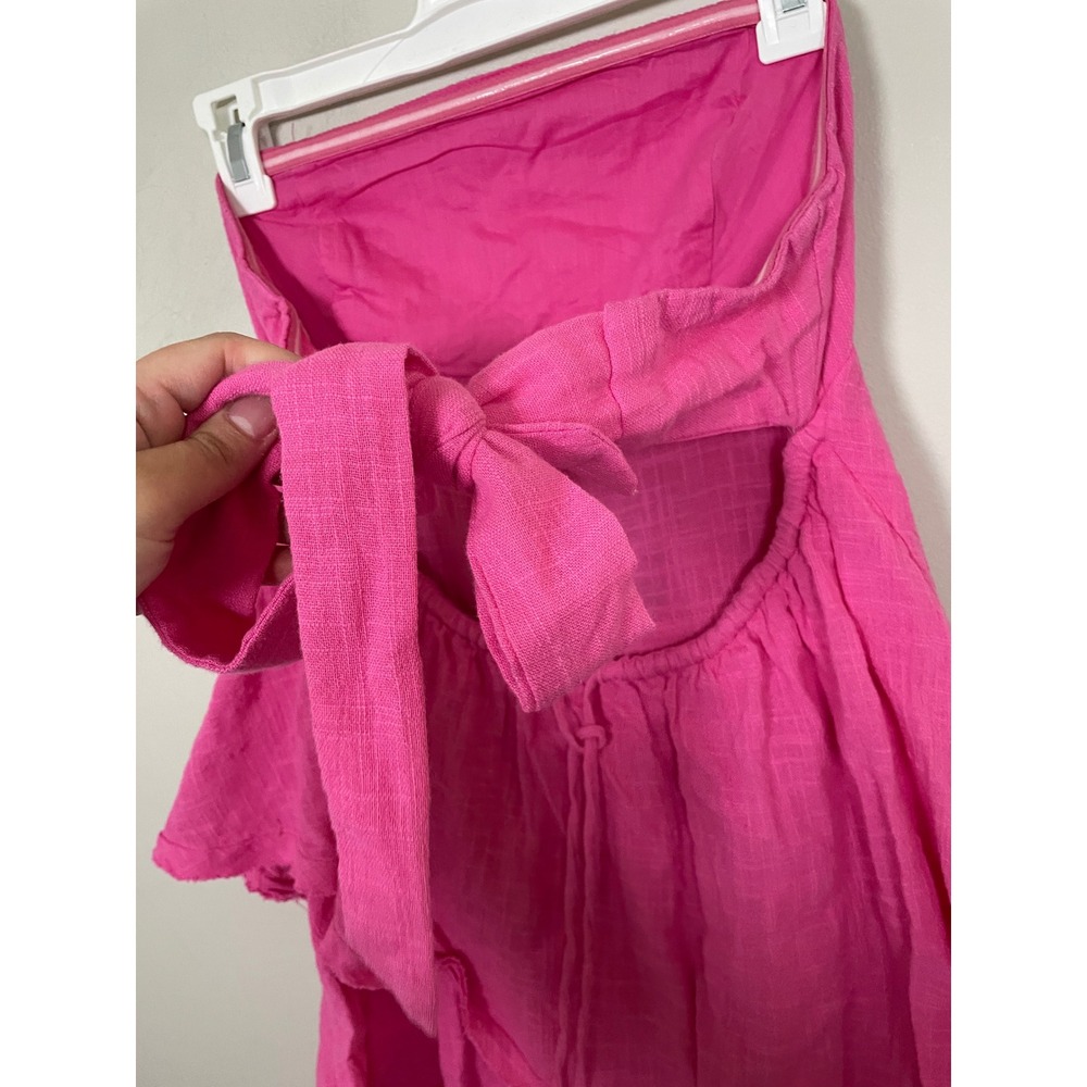 Free People Seraina Maxi Dress In Pink Size Small Bohemian Feminine European - Picture 6 of 12
